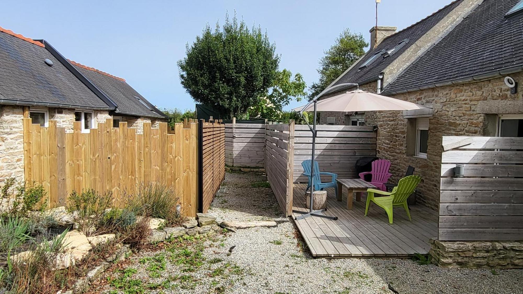 Kerelo Le Ptit St Roch, Maisonnette Cosy, Mer 5Km, Ploudalmézeau المظهر الخارجي الصورة